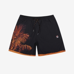 Fila Artist Graphic Woven – Jung Hee - Naisten Shortsit - Mustat | FI-14033